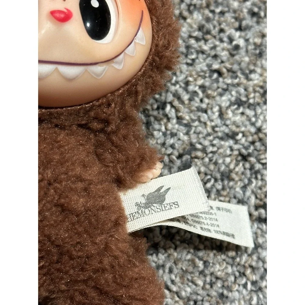 Plush Keychain Pop Mart Unisex Brown Excellent Labubu The Monsters One Size